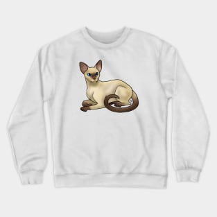 Cat - Siamese - Cinnamon Point Crewneck Sweatshirt